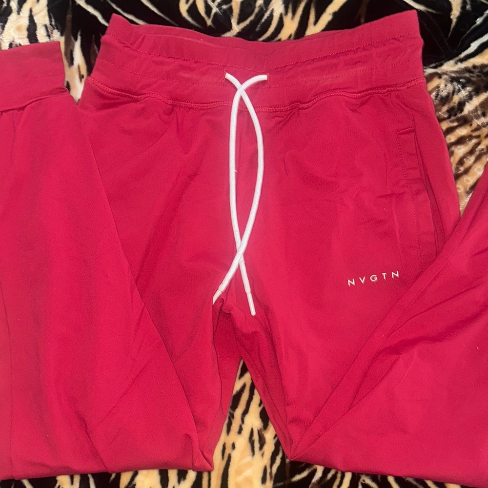 NVGTN womens Vibrant Red Sweatpants